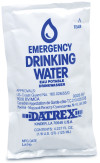 4 Oz Emergency Drinking Water Pouch, 5-Year Shelf Life