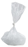 Economy Ice Bags, 8" x  4" x 18", Non-Zipper, .7 ml, 1000/Cs