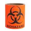 Biohazard Labels, 4" x 4", 50/Roll