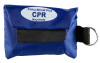 Economy CPR Face Shield in Blue Nylon Pouch w/Key Ring