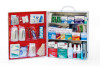 Complete 3-Shelf Metal First Aid Cabinet