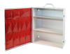 Empty 3-Shelf Metal First Aid Cabinet