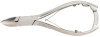5-1/2" Nail Nipper, Concave Jaws with Barrel Spring
