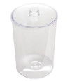 Plastic Sundry Jar, Unlabeled (with Lid)
