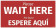 "Wait Here" Floor Decal Sign in English/Spanish