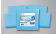Fluorescent Light Filters, Blue, 2" x 4", 4 per pack