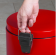 (Discontinued) Round Step-On Waste Receptacle, 30 Quart, Red
