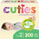Cuties® Baby Diapers, Size 2, 200/case
