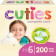 Cuties® Baby Diapers, Size 6, 200/case