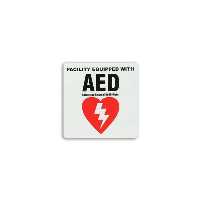 AED Facility Equipped Sticker