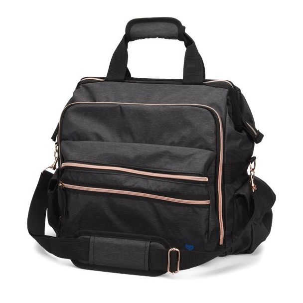 Nurse Mates® Ultimate Nursing Bag, Charcoal/Rose Gold