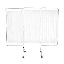 3 Panel Screen with Casters