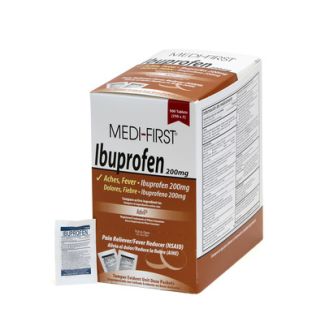 Ibuprofen Tablets, 200 mg, 250 Packs of 2 Per Box
