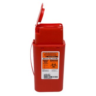 1 Quart Flip-Top Transportable Sharps