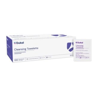 Cleansing Wet Wipes with Alcohol Towelettes, 100 per box