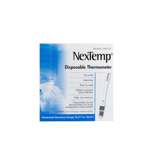 NexTemp® Single Use Thermometers, 100/Box