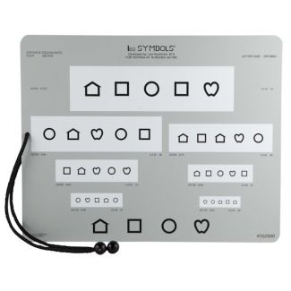 LEA Symbols Near Vision Card