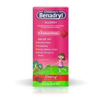 Benadryl Children's Liquid, 8 Oz