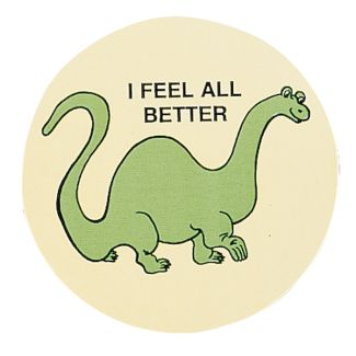 "I Feel All Better" Stickers, 500/Roll