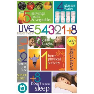 Live 54321 + 8 Poster, 18" X 24"