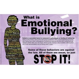Emotional Bullying Poster