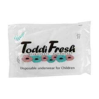 Toddi Fresh Disposable Underwear, Size 2T-3T