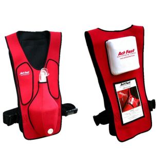 Act+Fast Anti-Choking Red Trainer Vest
