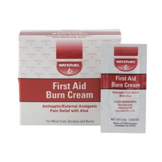 First Aid Cream w/Aloe Vera, 25 Foil Packs/Box