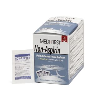 Non-Aspirin, Acetaminophen 325mg, 50 Unit Dose Packs of 2
