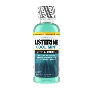 Listerine Mouthwash Zero, Alcohol Free 3.2 Oz