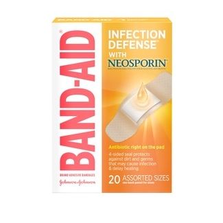 Band-Aid® with Neosporin, Assorted Sizes, 20/Box