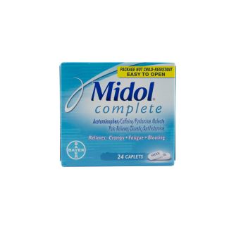 Midol® Maximum Strength Caplets, 24/Box