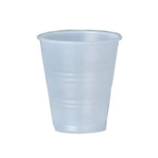 Solo 5 Oz Plastic Drinking Cup, Clear 100/Tube