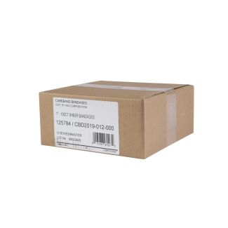 1" x 3" Economy Sheer Bandages, 12 Boxes/Case
