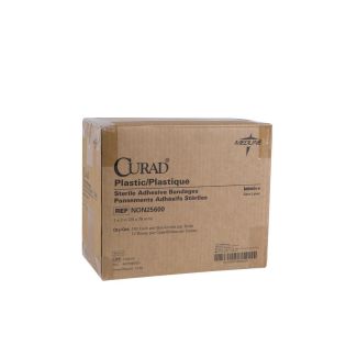 1" x 3" Curad Plastic Bandages, 12 Boxes/Case