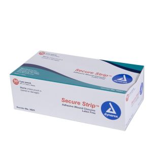 1/8" x 3" Economy Wound Closure Strips 1 Box (50 packs of 5)