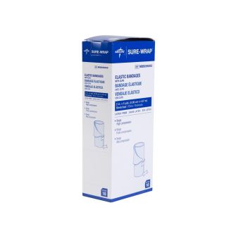 2" x 5 Yds Economy Elastic Bandages with Clips, 10/Pack
