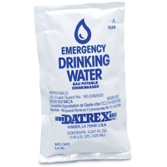 4 oz Emergency Drinking Water, 5 Year Shelf Life, 64/Case