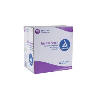 Baby Wipes, 140/Can, 12 Cans/Case