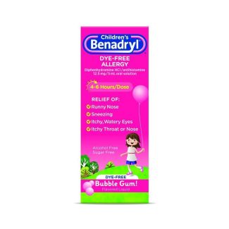 Children's Benadryl Dye-Free 4 oz. Liquid