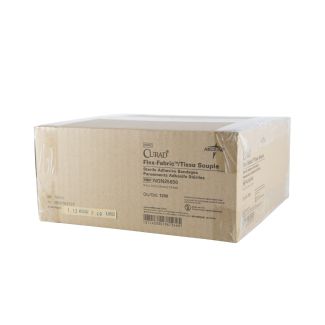 Curad 3/4" x 3" Flexible Fabric Bandages, 12 Boxes/Case