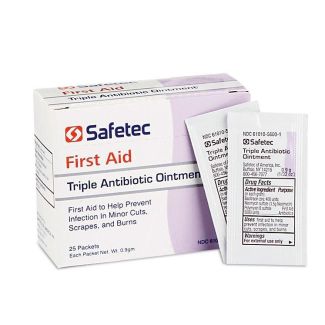 Economy Triple Antibiotic Ointment Foil Packs, 25 Per Box