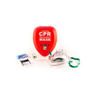 Adult/Child CPR Mask System, Hard Case