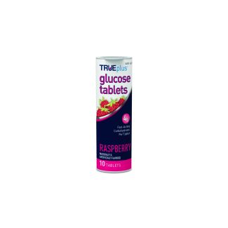 TRUEplus® Glucose Tablets, Raspberry 10 ct.