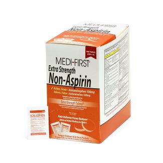 Acetaminophen, 500 mg, Single Unit Pkts, 250/Box