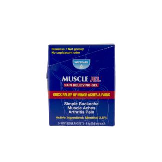 WaterJel® Muscle Jel® 3.5 Gram Packs, 24/Box