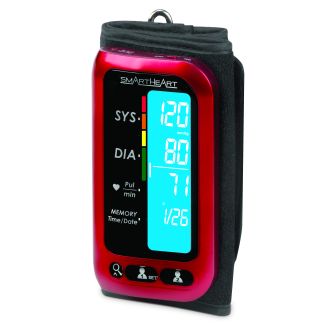 SmartHeart™ BP Arm Monitor with Attached Wide-Range Cuff
