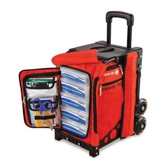 MobileAid EASY-ROLL Hi-Visibility Trauma First Aid Station