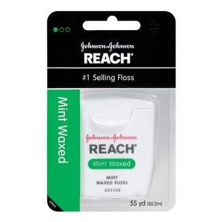 J & J Reach Dental Floss, 55 Yards, Mint