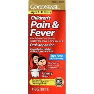 Children's Acetaminophen, Dye-Free, 4oz Liquid